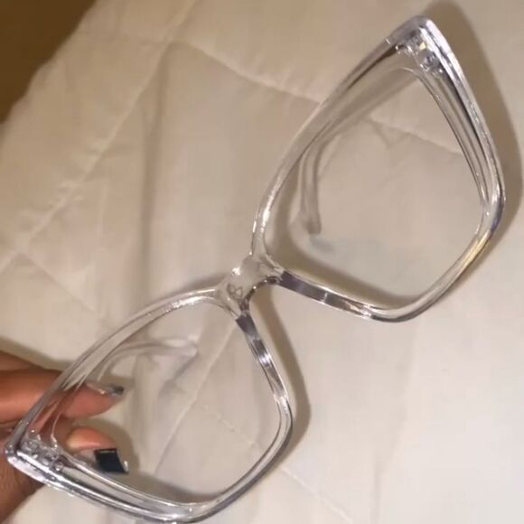 Transparent jelly color unisex glasses main image 9